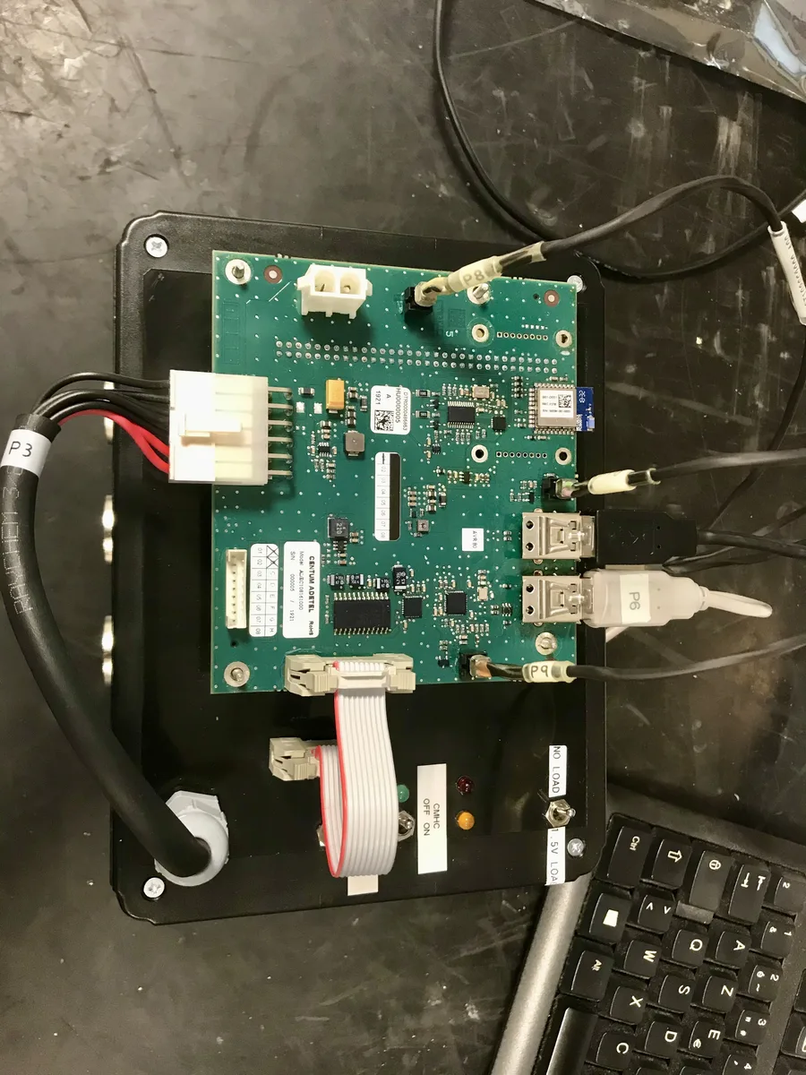 Carte embarquée en test — validation prototype