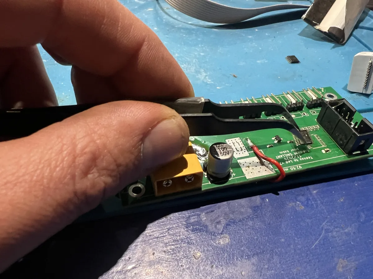 PCB custom Teensy LED — projet spectacle vivant KXKM